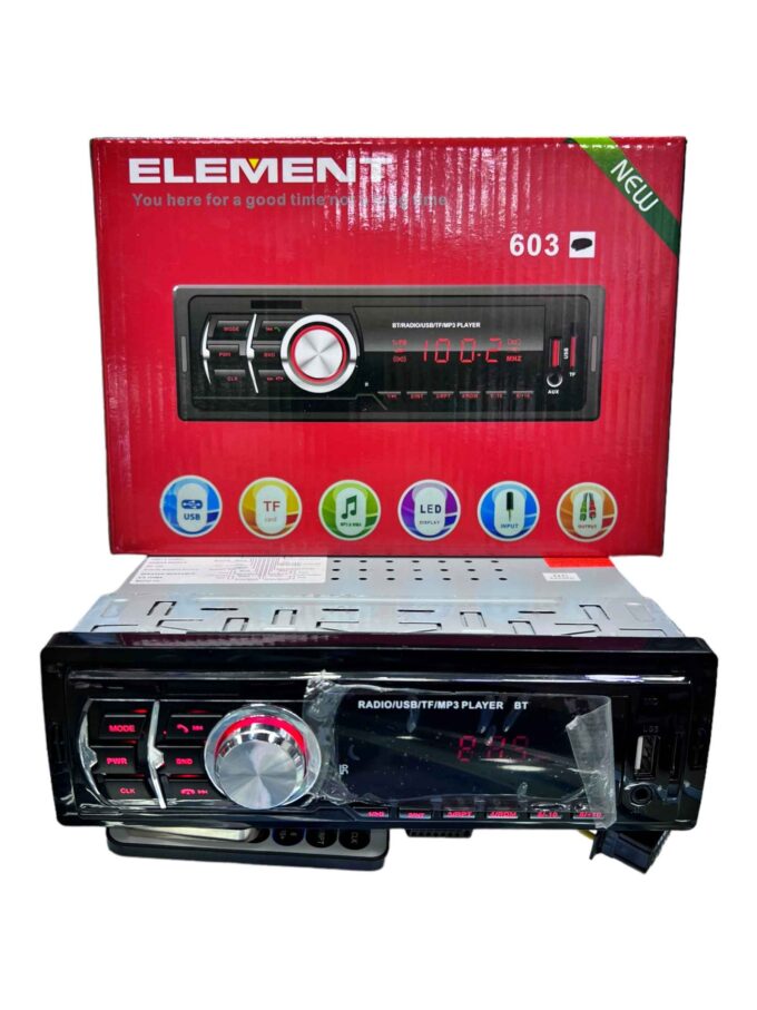 Radio carro frontal